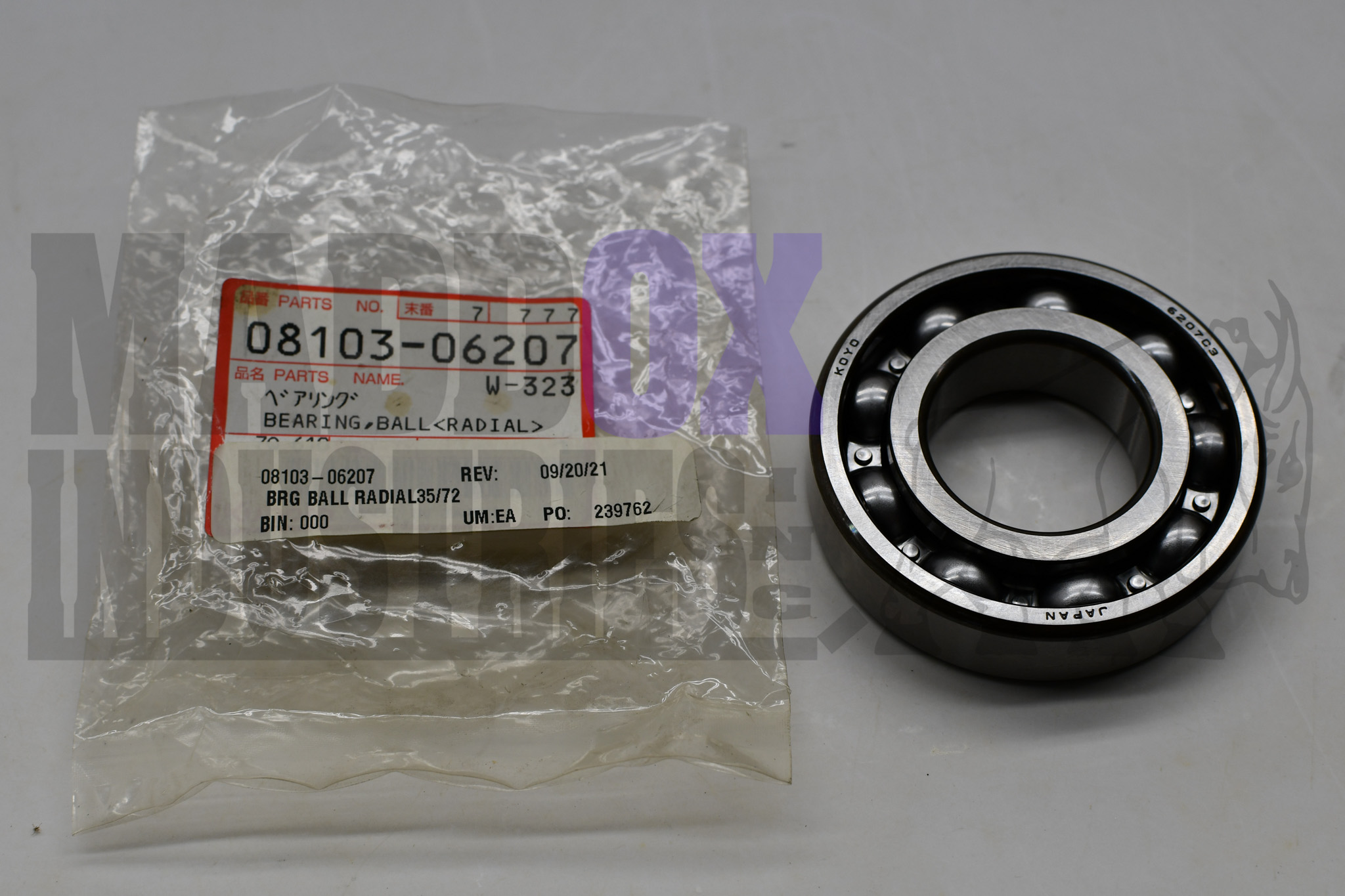 Kubota 08103-06207 Bearing